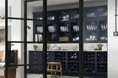 Aberford Indigo Cameo Wine Rack