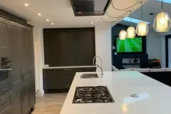 Classic Charnwood Diamond Grey Kitchen with Solid Quartz Leicester