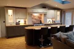 Classic Tullymore Opengrain Dark Grey and Mussel Kitchen Lilleshall
