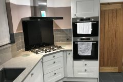 Classic Grey Corner Hub Kitchen Install Muxton