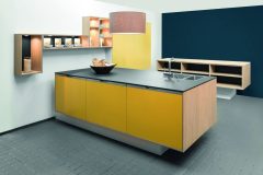 German kitchen worktop in sunny power LX Grain