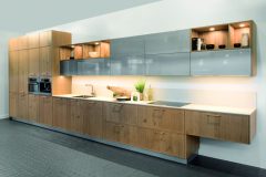 German Kitchen cupboard design in Bardolia Power MG Silver